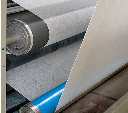PLC-controlled guidance ensures precision as the fabrics are fed through the machine. (c) 2018 Monforts PLC-controlled guidance ensures precision as the fabrics are fed through the machine. (c) 2018 Monforts