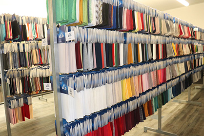 Customers like Inditex will very quickly need five metres of any given fabric for prototyping, requiring a highly-organised stock control system. (c) 2018 AWOL Media Customers like Inditex will very quickly need five metres of any given fabric for prototyping, requiring a highly-organised stock control system. (c) 2018 AWOL Media