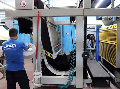 Arta’s Thermex Econtrol range has a working width of 1.8 metres (c) 2019 Monforts