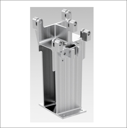 Conventionally machined metal bracket for space applications, © RUAG (c) 2018 Oerlikon Conventionally machined metal bracket for space applications, © RUAG (c) 2018 Oerlikon