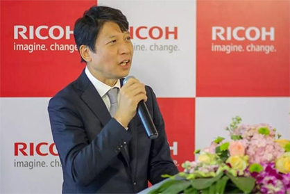 Koji Miyao, Chairman and General Manager of Ricoh China, said Ricoh aims to expand its China business into a core market, as in Europe and the Americas. (c) 2019 Ricoh Koji Miyao, Chairman and General Manager of Ricoh China, said Ricoh aims to expand its China business into a core market, as in Europe and the Americas. (c) 2019 Ricoh