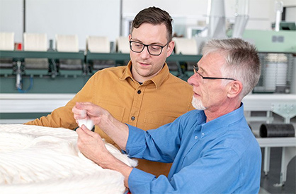In-depth process management training to gain a competitive edge. © 2023 Rieter In-depth process management training to gain a competitive edge. © 2023 Rieter