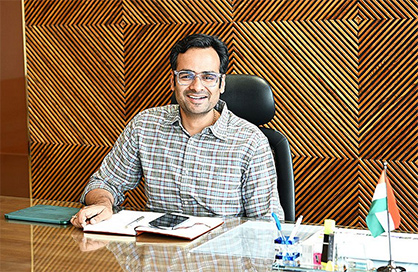 Siddarth Sudhir Agrawal, Managing Director of Sagar Manufacturers, appreciates the convenience of the ESSENTIALapp. © 2023 Siddarth Sudhir Agrawal, Managing Director of Sagar Manufacturers, appreciates the convenience of the ESSENTIALapp. © 2023