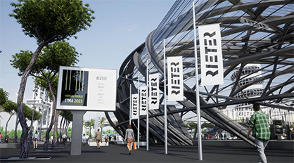 The virtual booth for ITMA 2023 will be available starting June 8, 2023 © 2023 Rieter