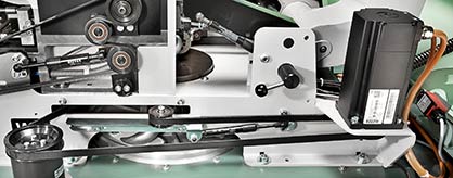 Fig. 2 - The servomotor for the coiler allows rapid optimization of the speed. (c) 2017 Rieter Fig. 2 - The servomotor for the coiler allows rapid optimization of the speed. (c) 2017 Rieter