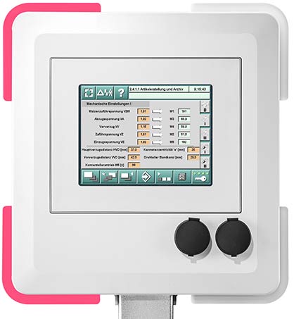 Fig. 8 - LEDs visible from afar allow the operators to work efficiently. (c) 2017 Rieter Fig. 8 - LEDs visible from afar allow the operators to work efficiently. (c) 2017 Rieter