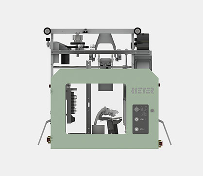 ROBOdoff saves time and money by automating the package change on the rotor spinning machine R 37. © 2021 Rieter ROBOdoff saves time and money by automating the package change on the rotor spinning machine R 37. © 2021 Rieter