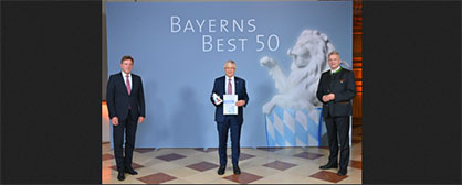 Left to right: Juror Prof. Dr Thomas Edenhofer, Head of Audit & Advisory, Partner, Auditor and Tax Consultant at Baker Tilly GmbH & Co KG; Dr Christian Heinrich Sandler; Vice Minister of the Bavarian State Ministry of Economic Affairs Regional Development and Energy, Roland Weigert.?© StMWi/S.HeuserLeft to right: Juror Prof. Dr Thomas Edenhofer, Head of Audit & Advisory, Partner, Auditor and Tax Consultant at Baker Tilly GmbH & Co KG; Dr Christian Heinrich Sandler; Vice Minister of the Bavarian State Ministry of Economic Affairs Regional Development and Energy, Roland Weigert.
© StMWi/S.Heuser Left to right: Juror Prof. Dr Thomas Edenhofer, Head of Audit & Advisory, Partner, Auditor and Tax Consultant at Baker Tilly GmbH & Co KG; Dr Christian Heinrich Sandler; Vice Minister of the Bavarian State Ministry of Economic Affairs Regional Development and Energy, Roland Weigert.?© StMWi/S.HeuserLeft to right: Juror Prof. Dr Thomas Edenhofer, Head of Audit & Advisory, Partner, Auditor and Tax Consultant at Baker Tilly GmbH & Co KG; Dr Christian Heinrich Sandler; Vice Minister of the Bavarian State Ministry of Economic Affairs Regional Development and Energy, Roland Weigert.
© StMWi/S.Heuser