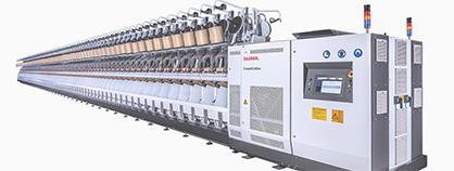 CarpetCabler / CarpetTwister 1.12: Two-for-one twisting and cabling machine for carpet yarns. © 2023 Saurer CarpetCabler / CarpetTwister 1.12: Two-for-one twisting and cabling machine for carpet yarns. © 2023 Saurer