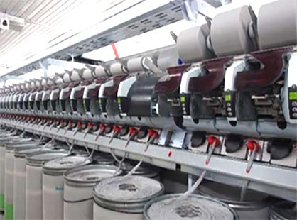 The VTC is installed in the middle of the machine. (c) 2018 Saurer The VTC is installed in the middle of the machine. (c) 2018 Saurer