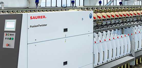 FusionTwister spindle section (c) 2019 Saurer FusionTwister spindle section (c) 2019 Saurer