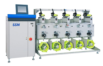 SSM PWX-W, the power consumption ranges from 30 to 70 watts per winding unit, depending on the application and the winding parameters used