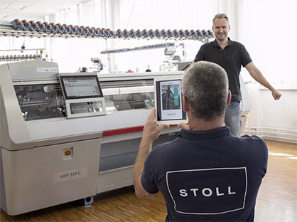 Swiss tech start-up meepl announce partnership with leading flat knitting manufacturer STOLL © STOLL Swiss tech start-up meepl announce partnership with leading flat knitting manufacturer STOLL © STOLL