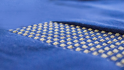 TT e-tex | By introducing conductive yarns, it is possible to create intelligent and functional textile solutions (c) 2019 STOLL TT e-tex | By introducing conductive yarns, it is possible to create intelligent and functional textile solutions (c) 2019 STOLL