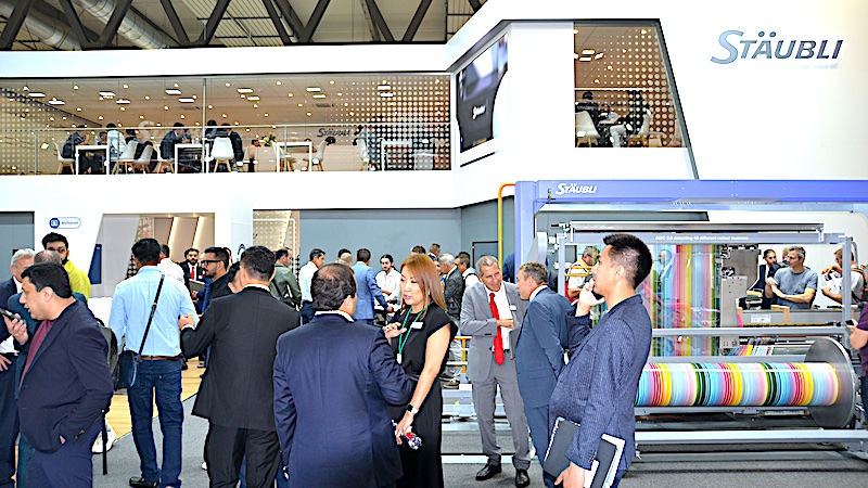 Stäubli booth at ITMA 2023 © 2024 TexData International Stäubli booth at ITMA 2023 © 2024 TexData International
