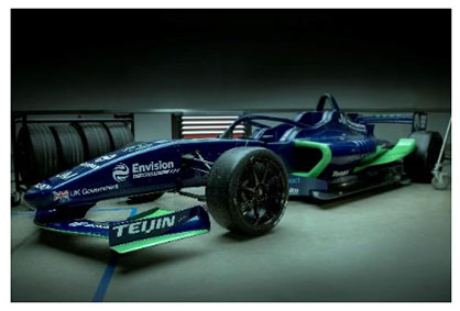 World's first two-seat EV racing car which incorporates Tenax™ © 2021 Teijin