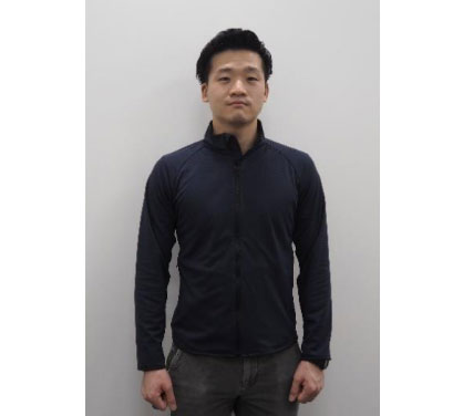 Sample product made with new self-adjusting knitted fabric © 2021 Teijin Sample product made with new self-adjusting knitted fabric © 2021 Teijin
