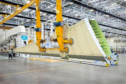 Wing Production at Bombardier Belfast (c) 2019 Teijin Wing Production at Bombardier Belfast (c) 2019 Teijin