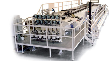 Texo AB wide-width weaving machines for the production of paper machine clothing (PMC). © 2022 TMAS Texo AB wide-width weaving machines for the production of paper machine clothing (PMC). © 2022 TMAS