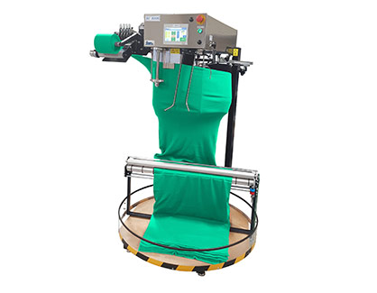 Svegea of Sweden’s latest EC 300 automatic collarette cutter has an output of around 20,000 metres per hour. © 2022 TMAS Svegea of Sweden’s latest EC 300 automatic collarette cutter has an output of around 20,000 metres per hour. © 2022 TMAS