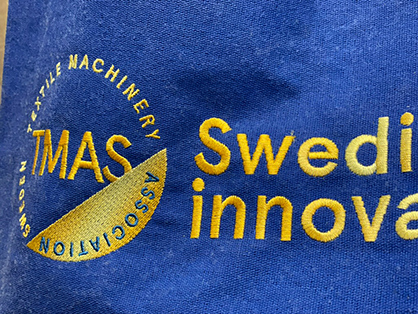 Coloreel technology makes it possible to produce gradients in embroidery designs. © 2023 TMAS Coloreel technology makes it possible to produce gradients in embroidery designs. © 2023 TMAS
