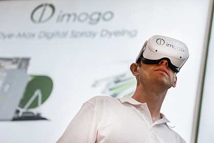 Imogo employed VR headsets to showcase the full capabilities of its technology in Milan. © 2023 Imogo Imogo employed VR headsets to showcase the full capabilities of its technology in Milan. © 2023 Imogo