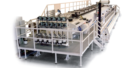 Texo AB wide-width weaving machines for the production of paper machine clothing (PMC). 