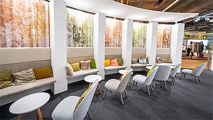 Trevira CS at the Heimtextil Summer Edition 2022 © 2022 Trevira Trevira CS at the Heimtextil Summer Edition 2022 © 2022 Trevira