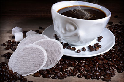 Fibres for the food industry: coffee pad non-wovens from Trevira fibres. © Trevira GmbH6 MB Fibres for the food industry: coffee pad non-wovens from Trevira fibres. © Trevira GmbH6 MB