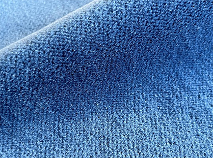 © Foto: Indorama Ventures Fibers Germany GmbH / Spandauer Velours GmbH & Co. KG / 7810 Celine CS Col. 0426 (blue)