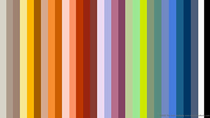 © Foto: The Color Authority™ | Colour palette of 30 new flame retardant, spun-dyed, UV-stable Trevira filament yarns © Foto: The Color Authority™ | Colour palette of 30 new flame retardant, spun-dyed, UV-stable Trevira filament yarns