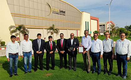 Sanjai Sharma, General Manager Corporate Commercial, RSWM Limited, R.C.Dugar, General Manager Corporate Commercial, RSWM Limited, Ashish Sharma, Senior Vice President, Sales and Marketing ,Trützschler India, Kiran Hanchate, Vice President (Spinning) A.T.E., Joseph Thomson, CEO, Trützschler India, Brij Mohan Sharma, Joint Managing Director, RSWM Limited, Vinod Mehta, Senior Vice President Corporate Commercial, RSWM Limited, Naresh Kumar Bahedia, COO, RSWM Limited; Sukesh Sharma, Business Head Operations, RSWM Limited; Sanjay Kumar Tiwari, Asst. Vice President, RSWM Limited © 2022 Trützschler