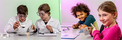 “TuWas! Rheinland” focuses on explorative learning to promote the interest of children in grades 1 to 6 in science and technology. Copyright: TuWaS! Rheinland/M. Claushallmann. © 2022 Trützschler
