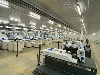 View into the production halls of Saf Group. © 2022 Trützschler View into the production halls of Saf Group. © 2022 Trützschler
