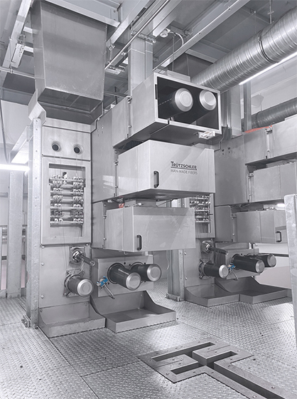 A building-integrated OPTIMA for IDY. © 2022 Trützschler A building-integrated OPTIMA for IDY. © 2022 Trützschler
