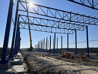 The next chapter: building ground for Ecowipes’ new plant © 2022 Truetzschler The next chapter: building ground for Ecowipes’ new plant © 2022 Truetzschler