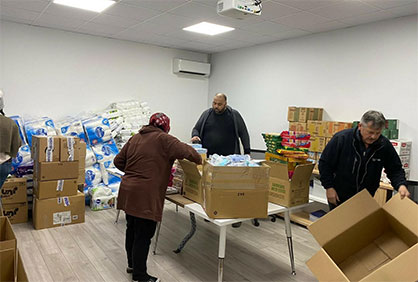 Among other things, Trützschler provided (baby) food, clothing and hygiene items to its affected colleagues. © 2023 Trützschler Among other things, Trützschler provided (baby) food, clothing and hygiene items to its affected colleagues. © 2023 Trützschler