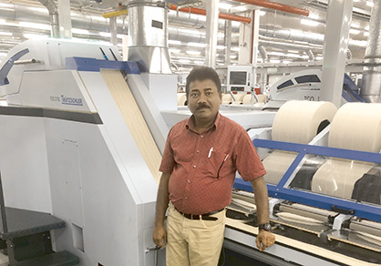 Mr. Sekar, General Manager of Bakan Tex in Uzbekistan.