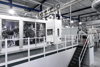A Carded/Pulp (CP) line for biodegradable composite nonwovens from pulp and viscose fibers © 2022 Trützschler A Carded/Pulp (CP) line for biodegradable composite nonwovens from pulp and viscose fibers © 2022 Trützschler