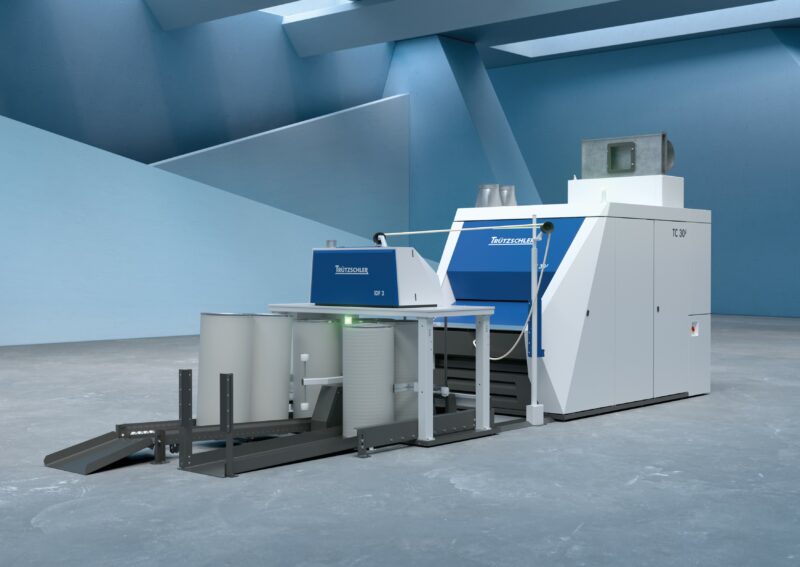 The TC 30i and the IDF 3 will be shown in full-size display at the booth © 2024 Trützschler The TC 30i and the IDF 3 will be shown in full-size display at the booth © 2024 Trützschler