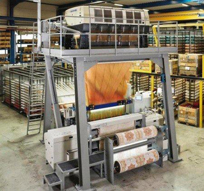 Van de Wiele double rapier weaving machine for distance fabrics