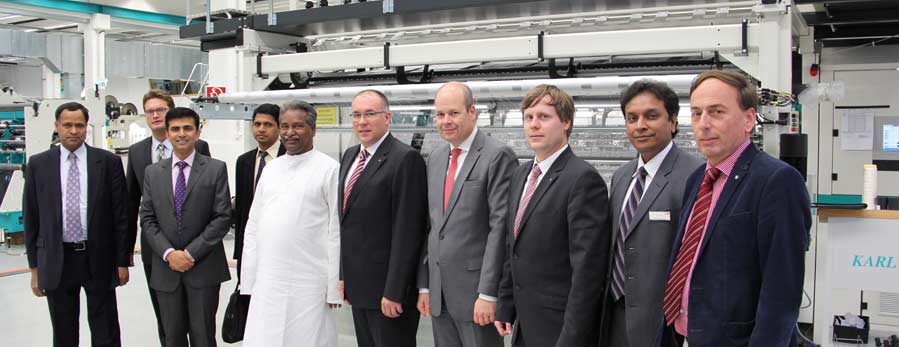 Texdata International The Indian Textile Minister Dr. Rao visited